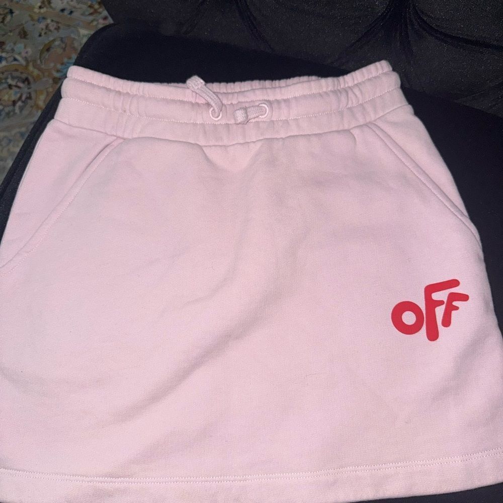 Brand new Off-White Pink kids Skirt size 10